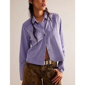 NWT FREE PEOPLE Classic Oxford Top